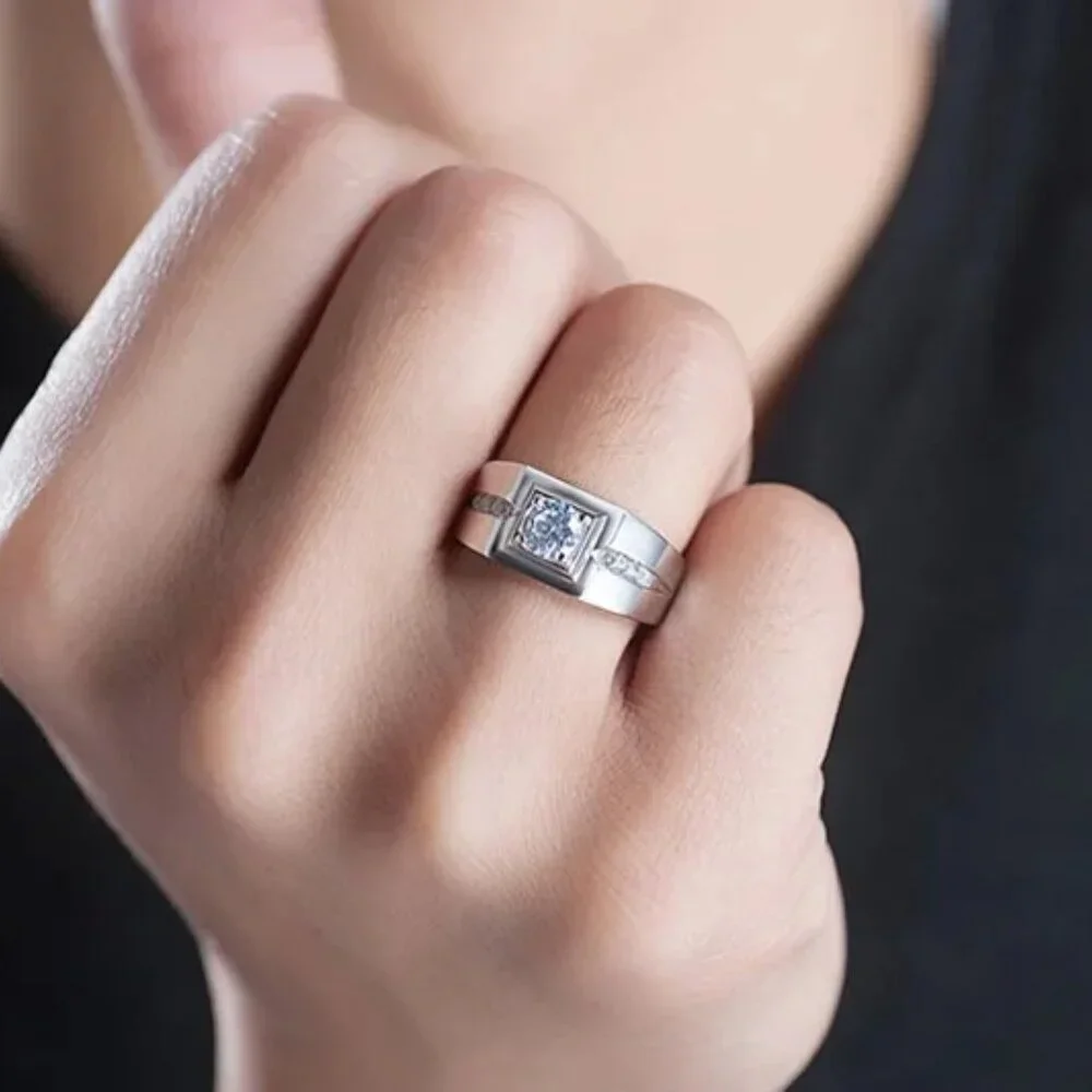 🆕 Classic Style 1.25 CTW. Diamond Band / Ring, Stamped 925 Sterling Silver 🆕 - Picture 6 of 8